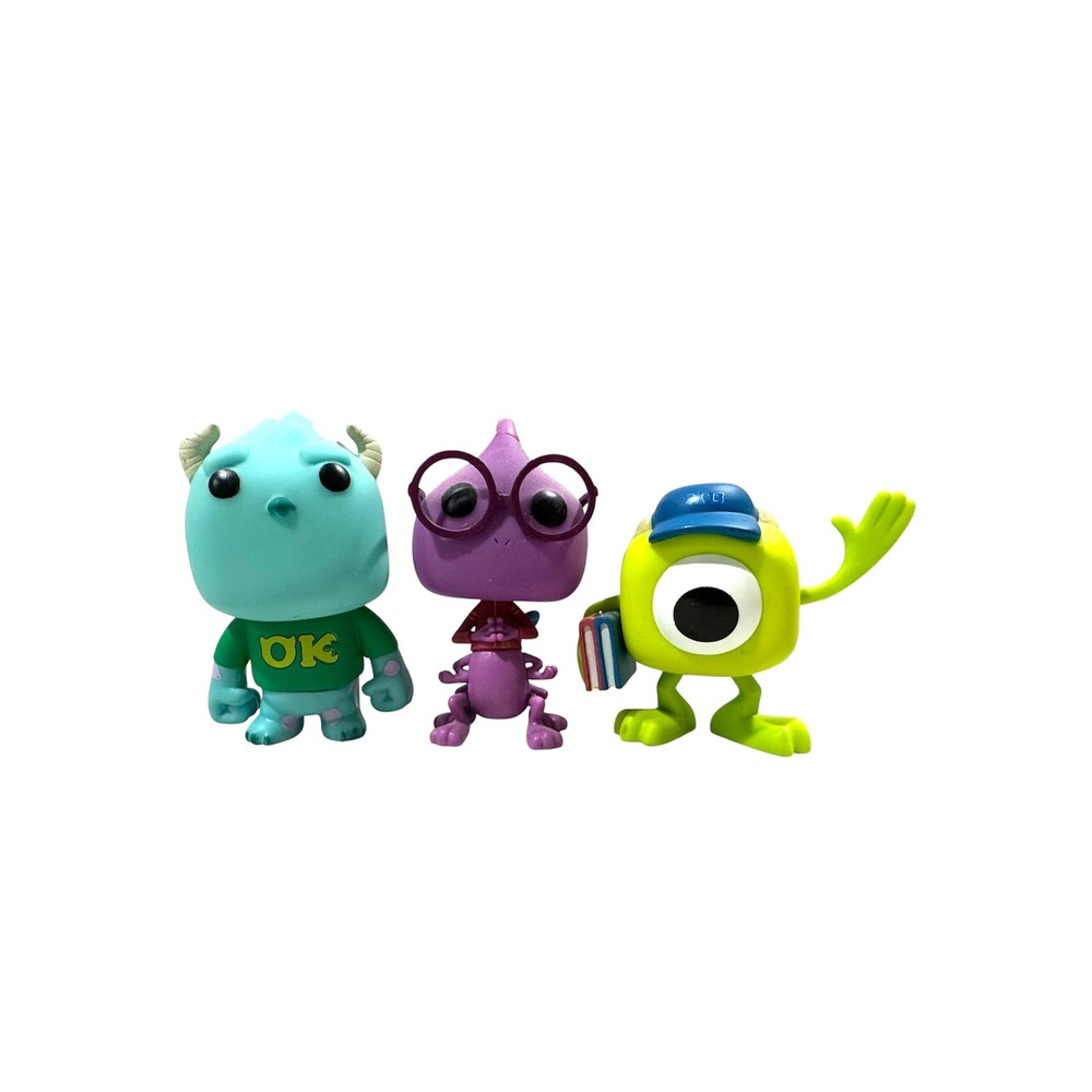 Funko Pop Monsters University Mike 61 Sulley 62 Randall 63 Lot Disney Pixar